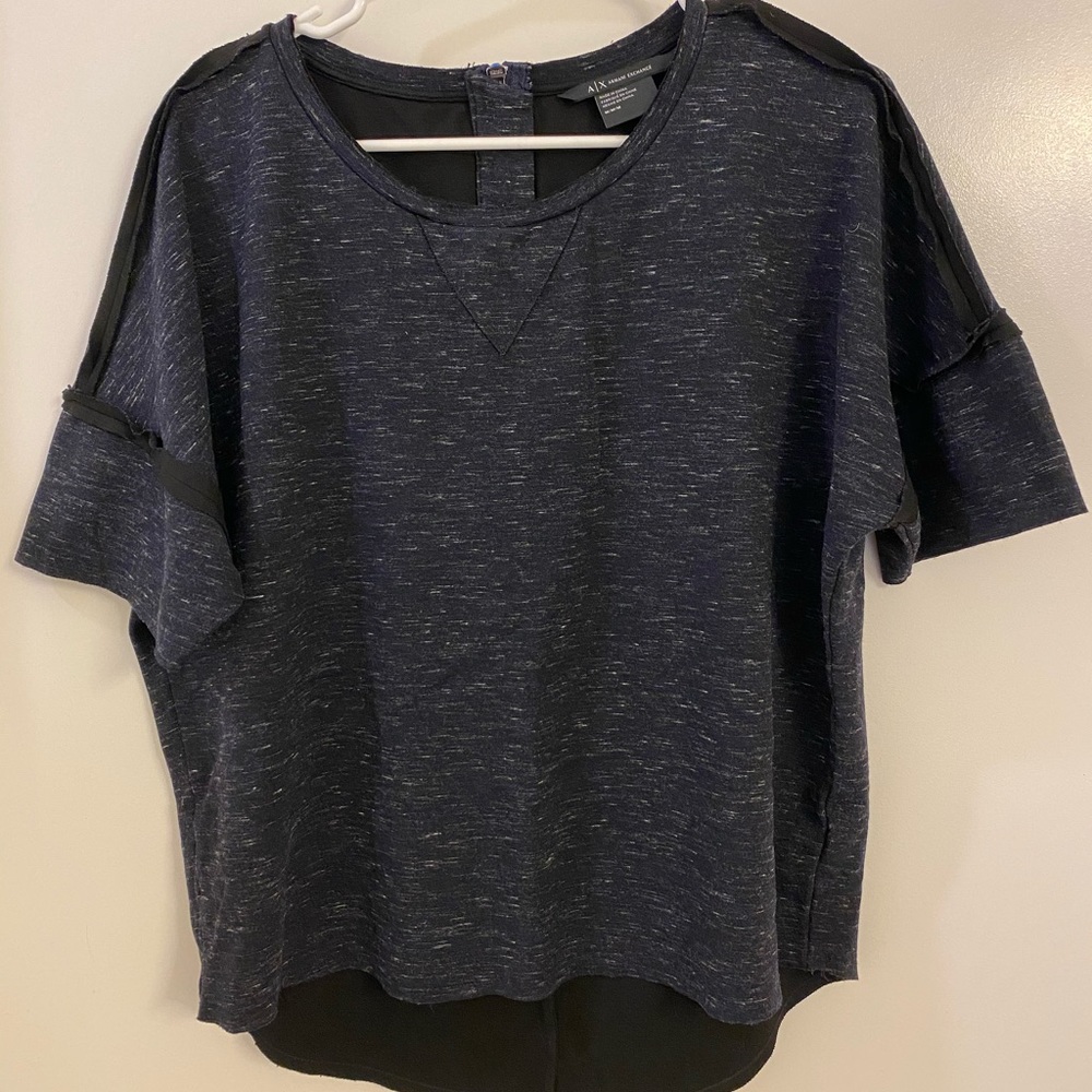 Armani Exchange Short Sleeve Sweater Top